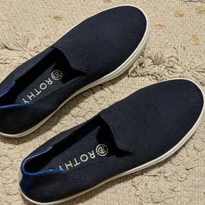 Navy Rothy's sneakers